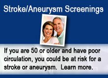 Stroke/Aneurysm Screenings